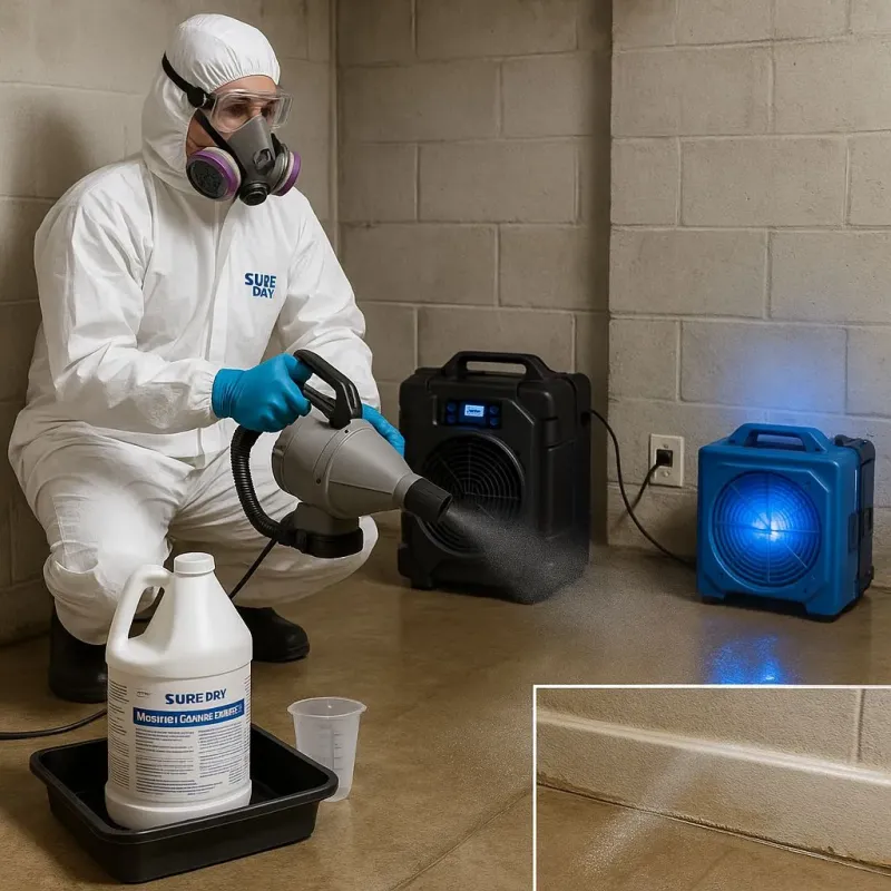 Sanitization and Odor Removal process in Naples, NY
